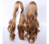 Halloween Fashion Christmas Party Dress Up Wig 1 Meter Universal Long Curly Hair 100Cm Long Curly Hair Everyday Harajuku Cute Girl 14 Colors Cos Wig Big Wave Curly Hair Color:Jf005-10 (Linen)