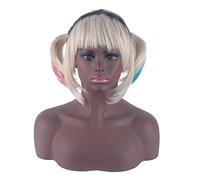 Halloween Fashion Christmas Party Dress Up Wig Birds Of Prey And Gradient Short Ponytail Cos Anime Wig Color: Pl-260 (Beige Style)