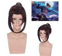 Halloween Fashion Christmas Party Dress Up Wig Brown Braided King Game Glory Monkey King Supreme Cos Wig