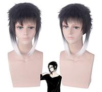 Halloween Fashion Christmas Party Dress Up Wig Bungou Stray Dog Akutagawa Ryunosuke's Sideburns Lengthened Gradual Closing Face Cosplay Wig