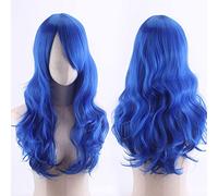 Halloween Fashion Christmas Party Dress Up Wig Cos Anime Wig Universal Multicolor 70Cm Long Curly Hair Micro Curly Cosplay Color:Jf70-01