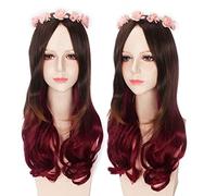 Halloween Fashion Christmas Party Dress Up Wig Cos Wig Lolita Wig Universal Long Curly Straight Short Hair Multi Color:Pl-113
