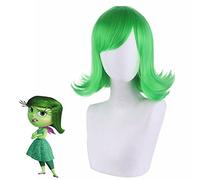 Halloween Fashion Christmas Party Dress Up Wig Cos Wigs And Mind Agents Hate Anti-Curling Green Short Hair Styles