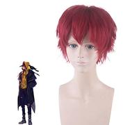 Halloween Fashion Christmas Party Dress Up Wig Cosplay Wig King Anime Glory 520 Lover Of Time Liu Bei Red Upturned