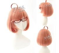 Halloween Fashion Christmas Party Dress Up Wig Cosplay Wig Kuriyama Future Realm Beyond Orange Anime Wig 308