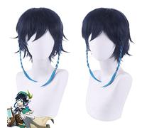 Halloween Fashion Christmas Party Dress Up Wig Cosplay Wig Original God Wendy Venti Twist Braid Gradient Fake Hair
