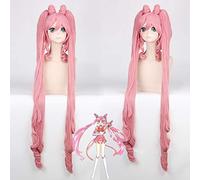 Halloween Fashion Christmas Party Dress Up Wig Cosplay Wig Sailor Moon Bunny Chibi USA Pink 049