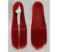 Halloween Fashion Christmas Party Dress Up Wig Cosplay Wig Universal 100 cm Colour Long Straight Hair Cos Animation High Temperature Wire 099 Colour: Rose Net 038 [1 Metre]