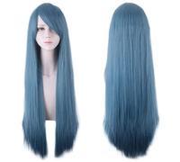 Halloween Fashion Christmas Party Dress Up Wig Cosplay Wig Universal 80Cm Color Long Straight Hair Style For Men And Women Universal Straight Hair Color:Zf80-022 (Rosenet)