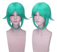 Halloween Fashion Christmas Party Dress Up Wig Country Phosphate Phyllite Cos Wig Turquoise Anti-Warping