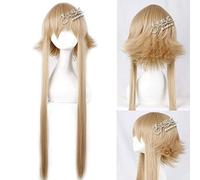 Halloween Fashion Christmas Party Dress Up Wig Dead Line Circus Gumi Soul Eater Cosplay Wig Linen Brown Anti-Alice 236