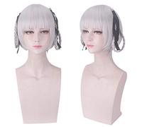 Halloween Fashion Christmas Party Dress Up Wig Gambler's Abyss Peach Guru Ki Luo Li Student Council President Headdress Hairband Cosplay Wig