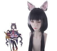 Halloween Fashion Christmas Party Dress Up Wig Princess Link Re Dive Kailu Skunk Long Curly Hair Ponytail Cos Anime Wig