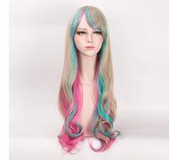 Halloween Fashion Christmas Party Dress Up Wig Soft Sister Daily Air Bangs Lolita Grandma Gray Gradient Cos Wig Pear Flower Head Color: Pl-749