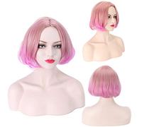 Halloween Fashion Christmas Party Dress Up Wig Soft Sister Daily Air Bangs Lolita Grandma Gray Gradient Cos Wig Pear Flower Head Color:Pl-107