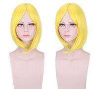 Halloween Fashion Christmas Party Dress Up Wig The Country Of Huang Ge Ge Golden Yellow Anti-Curled Cosplay Wig