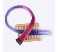 Halloween Fashion Christmas Party Dress Up Wig Wig Hair Piece, Real Hair Piece, Color Hair Piece, Gradient High Temperature Wire, One Piece Hair Piece Color: Gradient No. 8