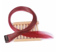 Halloween Fashion Christmas Party Dress Up Wig Wig Hair Piece, Real Hair Piece, Color Hair Piece, Gradient High Temperature Wire One-Piece Hair Piece Color: Gradient No. 9