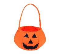 Halloween Felt Candy Bag, Reusable Non-Woven Pumpkin Ghost Storage Pouch for Halloween Party Favors A
