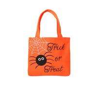 Halloween Felt Candy Bag, Reusable Non-Woven Pumpkin Ghost Storage Pouch for Halloween Party Favors K