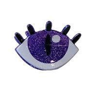 Halloween Festival Hair Clip for Adult, Purple devil eye