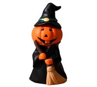 Halloween Figures, Pumpkin Man Mini Decorative Figures Set - Scary Doll for Parties, Adults, Children, Indoor Party, Mantle, Table Decoration, Holiday