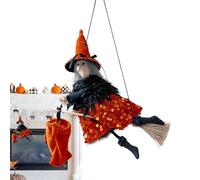 Halloween Figurine - Animated Hovering Prop, Hanging Witch Ornaments, Haunted House Props, Spooky Plush Ornament | Halloween Decoration Hanging Witch Toys for Yard, Garden, Haunted House Party Deco