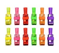Halloween Finger Lights, Colorful Finger Projector Lights，A4*12Pc | Halloween Mini Spooky Pattern Projector, Novelty LED Finger Lights for Party Bags Gift & Festival Decoration
