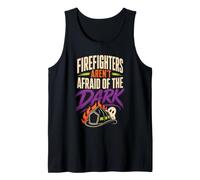 Halloween Firefighter aren't Afraid of The Dark Gift Tank Top