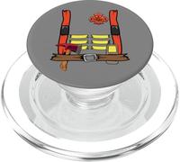 Halloween Firefighter Costume Fireman Uniform DIY Easy Lazy PopSockets PopGrip for MagSafe