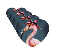 Halloween Flamingo Witch Hat Car Air Freshener Cards for Women Men 4 Pack Cute Car Accessories Long Lasting Scent Car Diffuser Hanging Auto Aromatherapy Tablets Car Fresheners Gifts