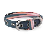 Halloween Flamingo Witch Hat Pet Collar, Adjustable Dog Collars with Buckle Stainless Steel D-Ring, Comfortable Collar for Small Medium Dogs and Cats