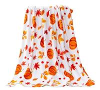 Halloween Fleece Throw Blankets Gothic Spider Web Pumpkin Blanket Soft Flannel Horror Blanket for Couch, Bed Halloween House Decor Thank You Gift