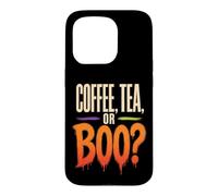 Halloween Flight Attendant Coffee Tea Or Boo Ghost Gift Case for iPhone 15 Pro