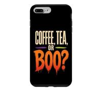 Halloween Flight Attendant Coffee Tea Or Boo Ghost Gift Case for iPhone 7 Plus/8 Plus