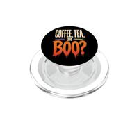 Halloween Flight Attendant Coffee Tea Or Boo Ghost Gift PopSockets PopGrip for MagSafe