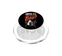 Halloween Flight Attendant Coffee Tea Or Boo Ghost Gift PopSockets PopGrip for MagSafe