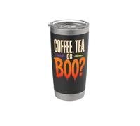 Halloween Flight Attendant Coffee Tea Or Boo Ghost Gift Stainless Steel Insulated Tumbler