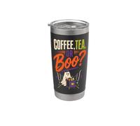 Halloween Flight Attendant Coffee Tea Or Boo Ghost Gift Stainless Steel Insulated Tumbler