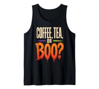 Halloween Flight Attendant Coffee Tea Or Boo Ghost Gift Tank Top