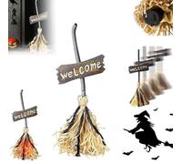 Halloween Floating Broom,Animated Witch Broom,Dancing Moving Broomstick,Halloween Witch Flying Brooms with Spooky Laughing,Party Decoration Gift (1 Pcs)