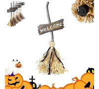 Halloween Floating Broom, Floating Broomstick, Magical Animated Brooms, Dancing Witch Brooms with Lights, Knotolace Halloween Witch Flying Broom with Spooky Laughing, Halloween Party Decoration(1PC)