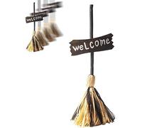 Halloween Floating Broom, Magical Animated Witch Broom,Animated Haunted Dancing Moving Broomstick,Witch Flying Brooms with Spooky Laughing for Halloween Party Decoration Gift (1 pcs)