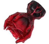 Halloween Flower Vases with Rose Skull Statue Resins Arrangements Container Holiday Table Centerpieces Decoration Elegant Skull Statue Resins Vases Planter Pots Halloween Centerpieces Home Decoration