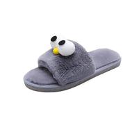 Halloween Fluffy Slipper for Women UK Festive Cozy Open Toe House Shoes | Womens Ladies Plush Halloween Slippers, Pumpkin Bat Hat Non-Slip Shoes, Memory Foam Sherpa Fleece Indoor Outdoor Slipper
