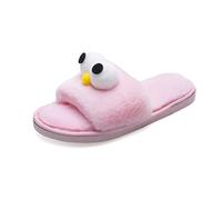 Halloween Fluffy Slipper for Women UK Festive Cozy Open Toe House Shoes | Womens Ladies Plush Halloween Slippers, Pumpkin Bat Hat Non-Slip Shoes, Memory Foam Sherpa Fleece Indoor Outdoor Slipper