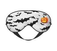 Halloween Flying Bats Print Comfortable Sleep Eye Mask Men Women Lightweight Travel Nap Meditation Yoga Work