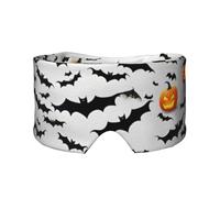 Halloween Flying Bats Print Eye Shade Cover for Nap Travel Yoga,Eye Cover Blindfold Travel Office Nap Airplane