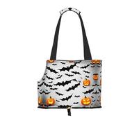 Halloween Flying Bats print Puppy Carrier Walking Dog Bags Pets Dogs Carrier Bags for small Dogs and Cat and Rabbit