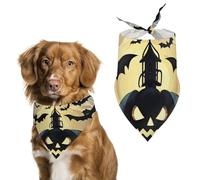 Halloween Flying BatsPet Scarf Dog Bandana for Small Medium Large Exquisite Unique Cat Dogs Kerchief Premium Fabric Cute Triangle Cat Dogs Bibs Scarf